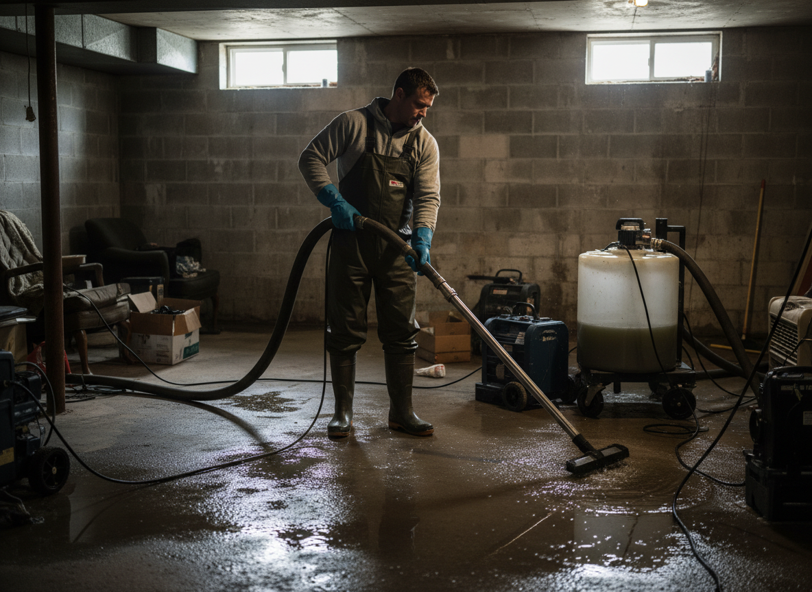 Basement Water Removal in Horace Mann —, ND 58102