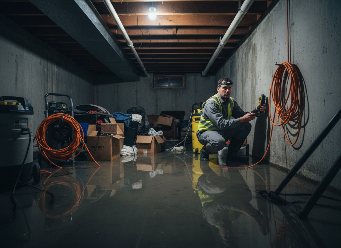 Basement Water Removal in Rose Creek —